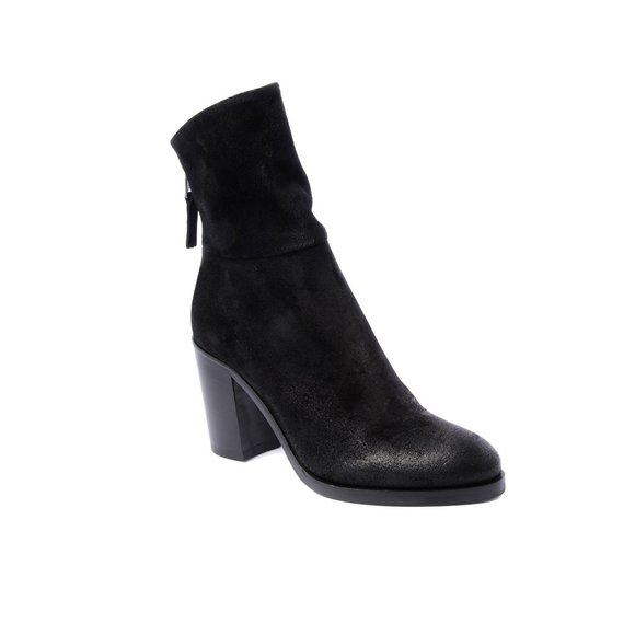 Elena Lachi Ankle boot in Hombre Black Leather - Picture 3 of 8